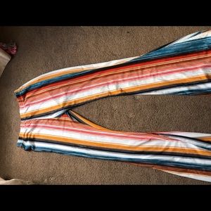 Strip Flare Pants.